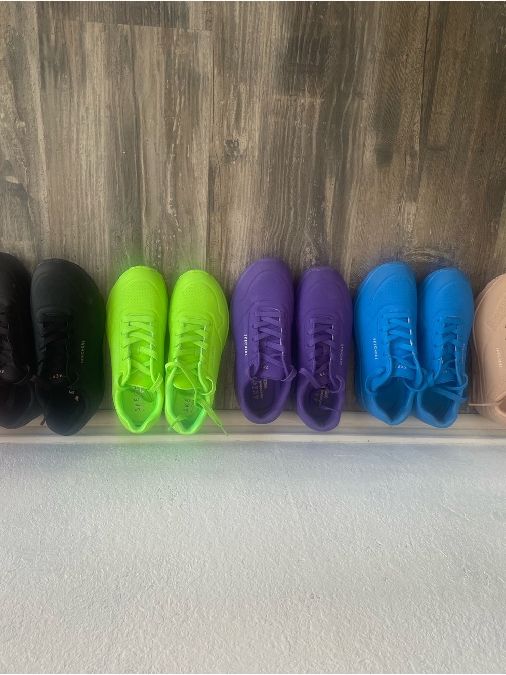 Skechers Neon Green Athletic Sneakers